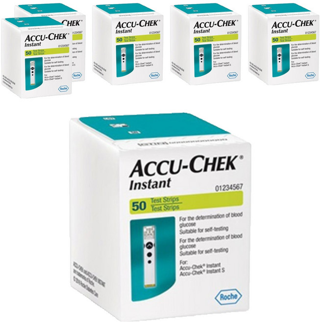 아큐첵 인스턴트 혈당측정지, 6개, 50개입