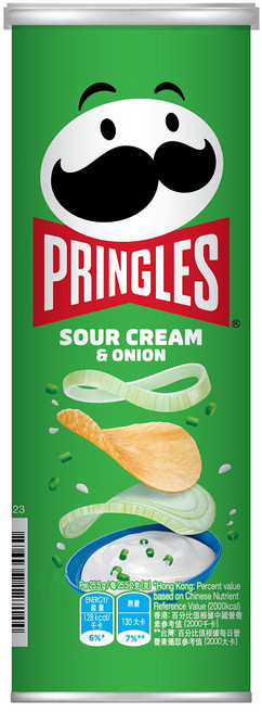 PRINGLES 品客 洋芋片 洋蔥口味, 102g, 1罐