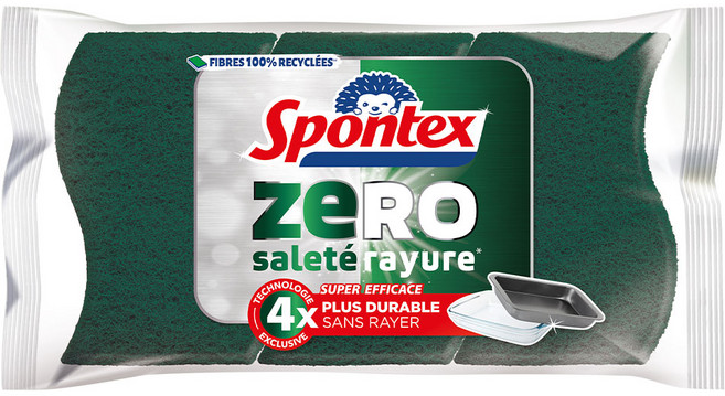 스폰텍스 제로 셀룰로오스 수세미, 1개, 3개입