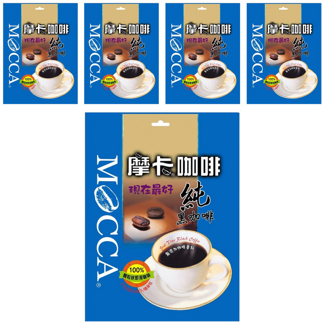 MOCCA 摩卡 現在最好 純黑咖啡, 2.5g, 25包, 5袋