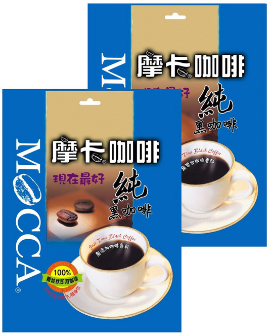 MOCCA 摩卡 現在最好 純黑咖啡, 2.5g, 25包, 2袋