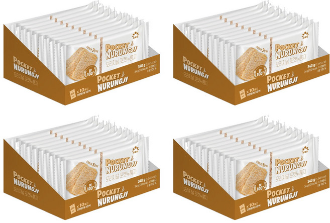 심플잇 오리지널 포켓누룽지, 34g, 40개