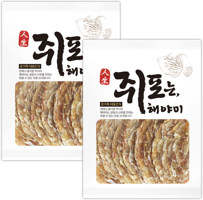 해야미 참쥐포 대, 310g, 2개
