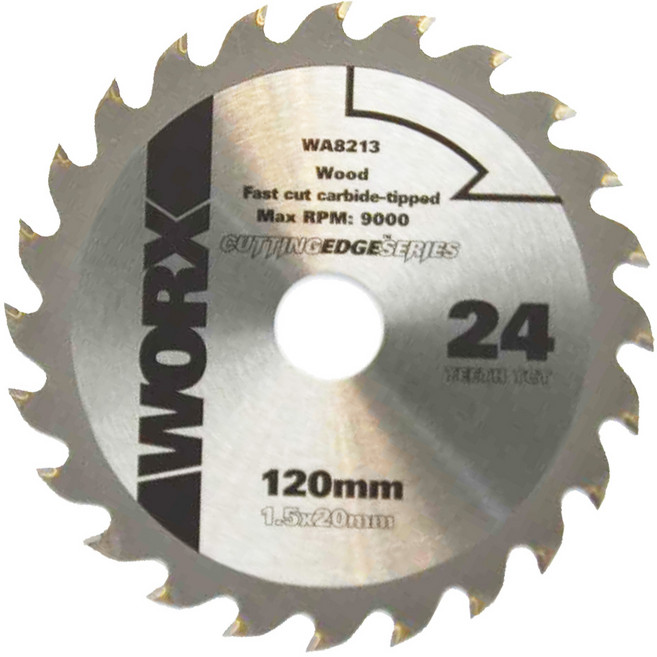 WORX 威克士 台灣公司貨 木材鋸片 WA8213 WU533專用 120mm, 1個