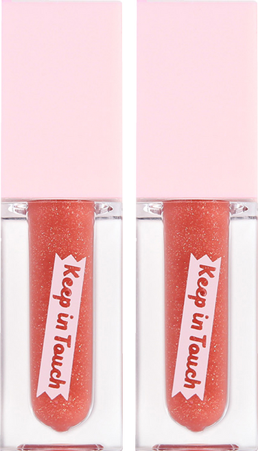 [비건뷰티] 키핀터치 젤리 립 플럼퍼 틴트, 슈가쿠키, 2개