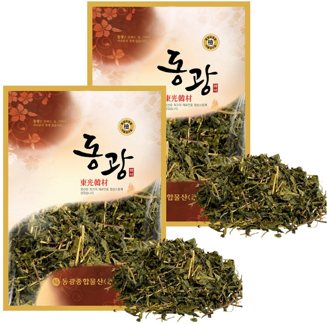 동광한방몰 지리산 하동 녹차잎, 200g, 2개