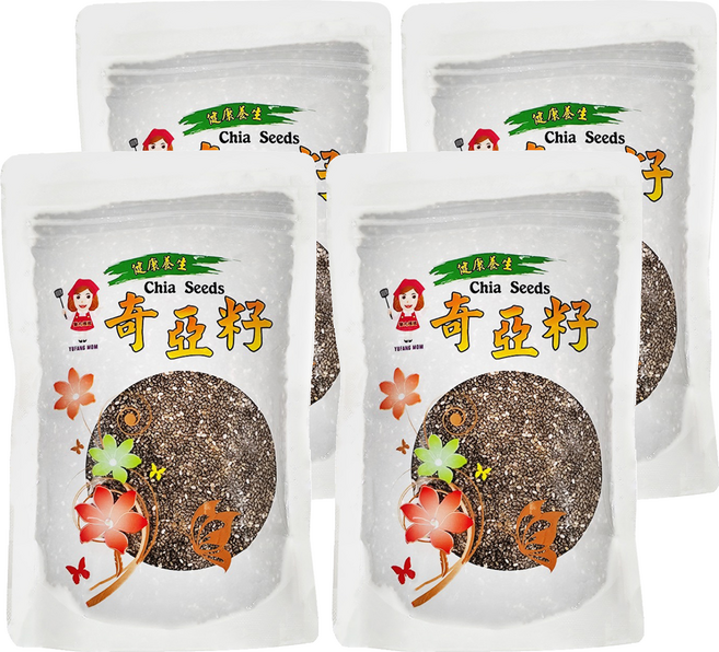 譽方媽媽 奇亞籽, 200g, 4包