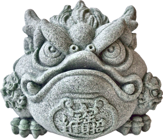 CHENYUN 呈云 麟鳳呈祥 青砂石通寶金蟾