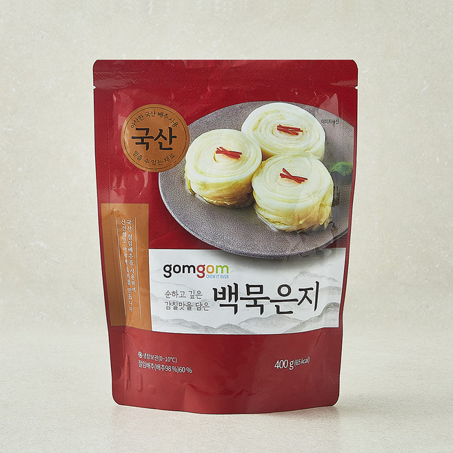 곰곰 백묵은지, 400g, 1개