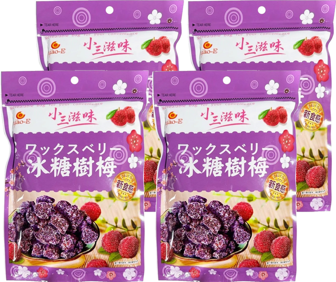 Chiao-E 巧益 小三滋味 冰糖樹梅, 170g, 4包