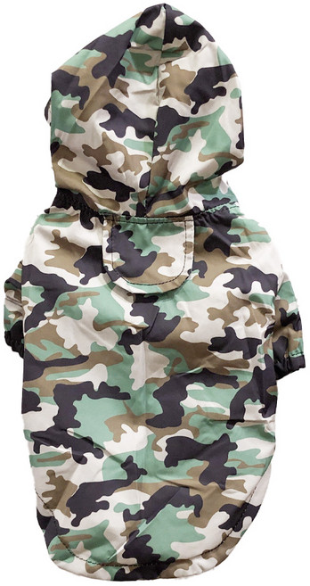 SassyDog 風衣雨衣, 迷彩, 1件