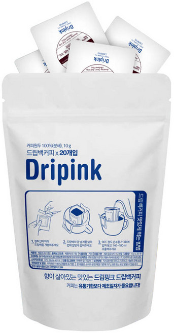 드립핑크 멕시코 드립백커피, 10g, 20개입, 1개