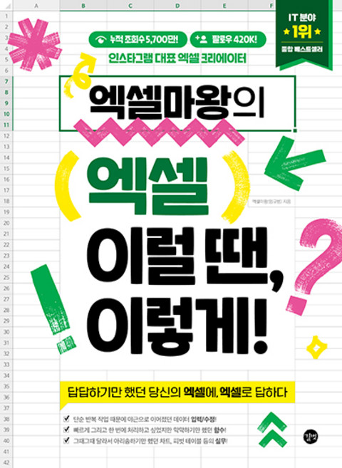 엑셀마왕의 엑셀 이럴 땐 이렇게!, 길벗, 임규범