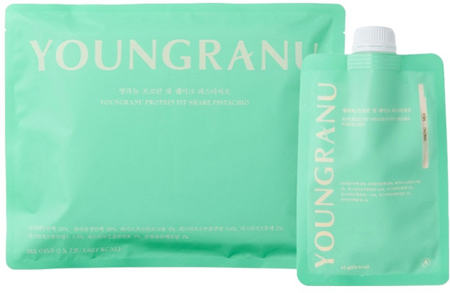 영라뉴 프로틴 핏 쉐이크 피스타치오 7p, 1개, 315g