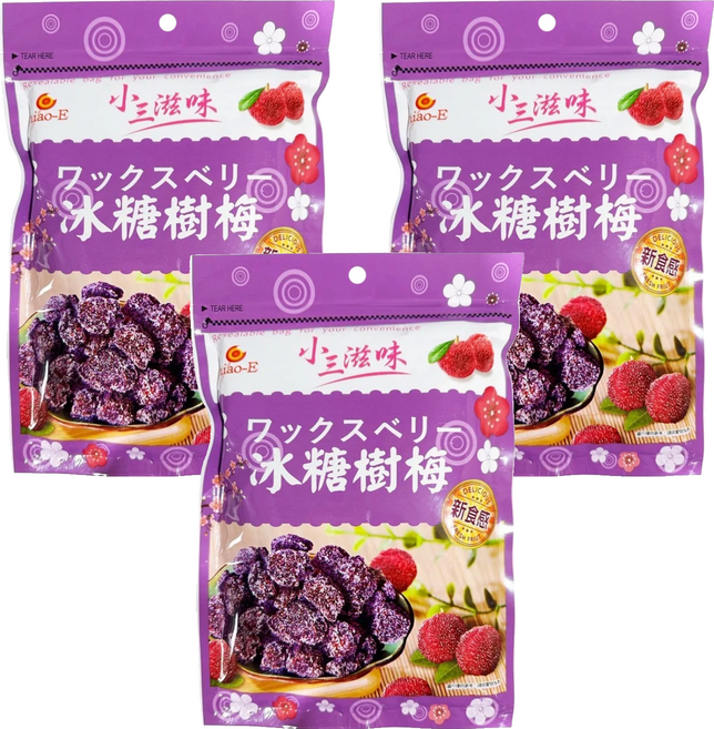 Chiao-E 巧益 小三滋味 冰糖樹梅, 170g, 3包