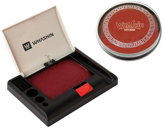 화신 원터치 인주 대 + 원형 인주 세트, 1세트