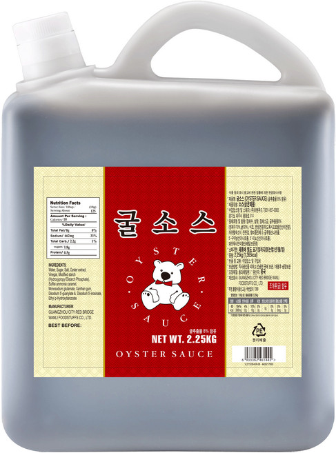 이엔푸드 굴소스, 2.25kg, 1개