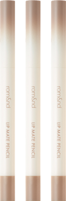 [비건뷰티] 롬앤 립 메이트 펜슬 0.5g, 토피 쉐이드, 3개