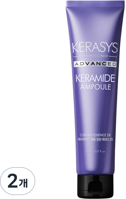 케라시스 케라마이드 볼륨 컬링 헤어에센스 2X, 150ml, 2개