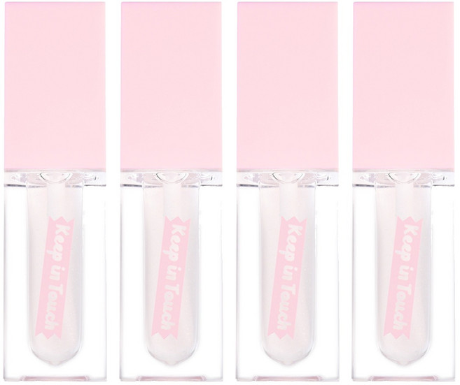 [비건뷰티] 키핀터치 젤리 립 플럼퍼 틴트, 스파클링 샴페인, 4개