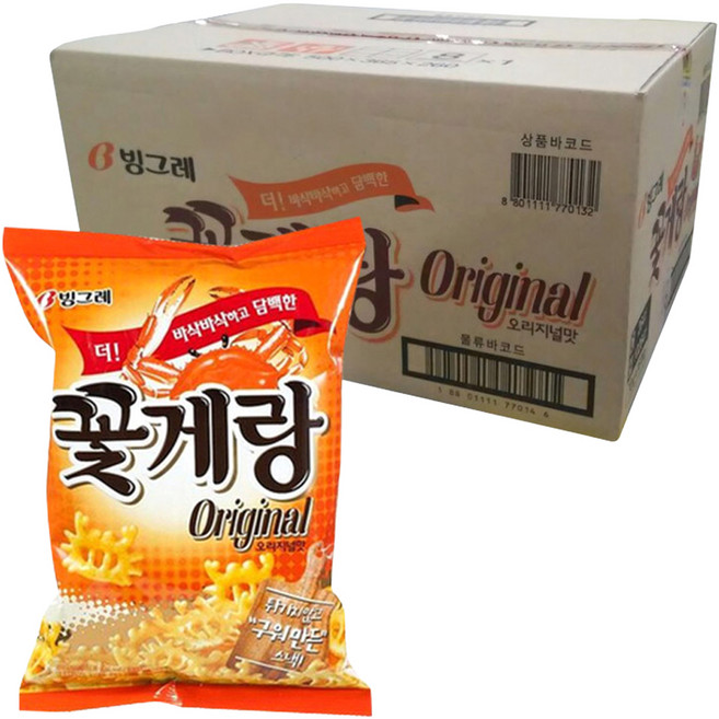 꽃게랑 오리지널맛, 70g, 16개