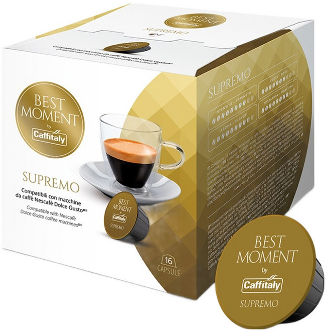 카피탈리 베스트모먼트 수프레모 캡슐커피, 8g, 16개입, 1개
