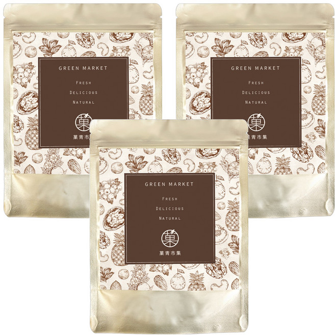 GreenMarket 菓青市集 繽紛藜麥 QUINOA 無乳糖/無麩質 黃金穀物, 3包, 200g