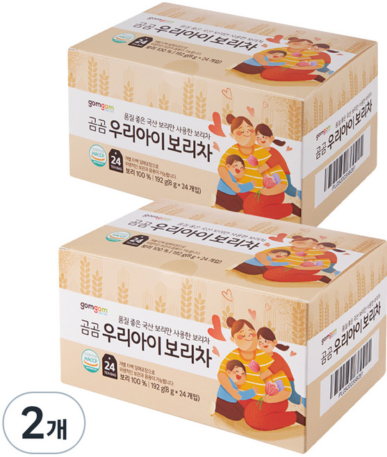 곰곰 우리아이 보리차, 8g, 24개입, 2개