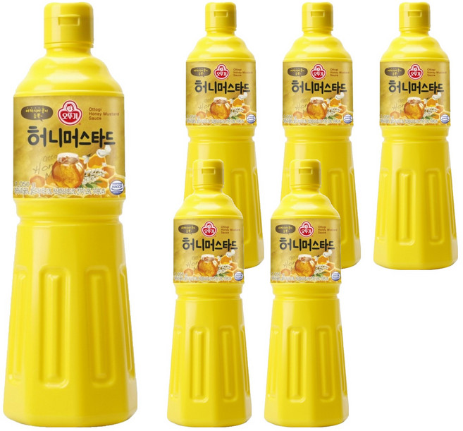 오뚜기 허니 머스타드 소스, 1.05kg, 6개