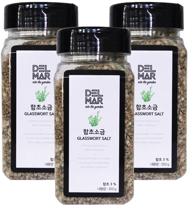 딜리셔스마켓 천연 함초소금, 350g, 3개