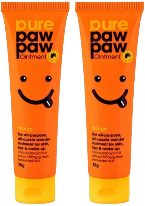 purepawpaw 澳洲神奇萬用木瓜霜, 芒果香, 25g, 2條
