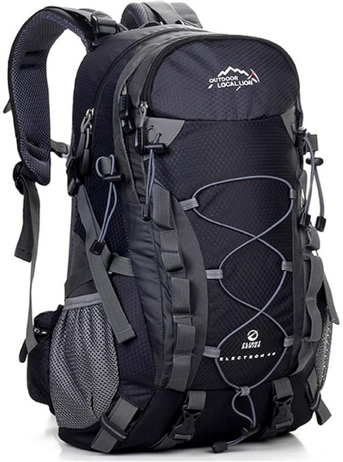 LOCAL LION Outdoor 登山包, 黑色