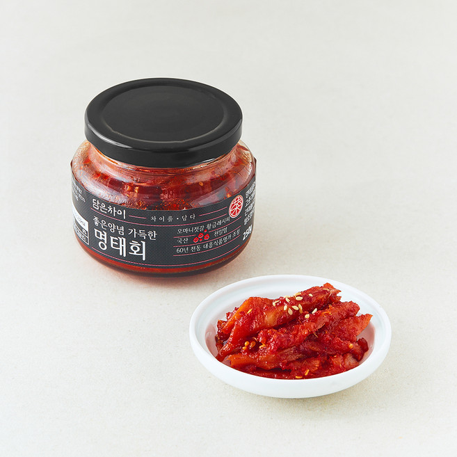 담은차이 좋은양념 가득한 명태회, 250g, 1개