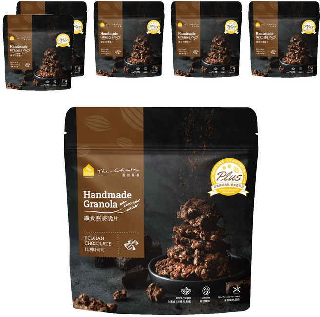 The Chala 蕎拉燕麥 纖食燕麥脆片 比利時可可, 150g, 6包