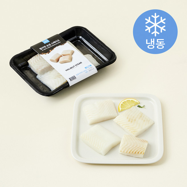 프라이드 할리벗 순살 스테이크 (냉동), 1개, 250g