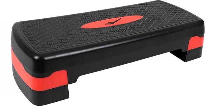 PRO-SPECS 普樂士 2層基本款有氧階梯踏板, 黑色 + 紅色