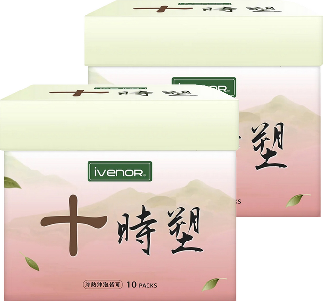 ivenor 十時塑 纖桃茶 冷泡熱泡皆宜, 3g, 2盒