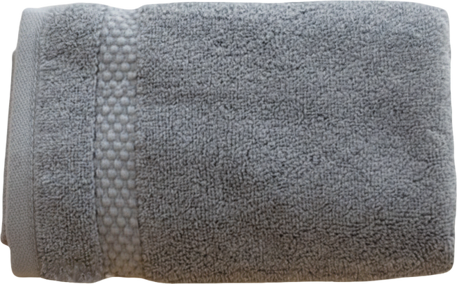 SHING LONG TEXTILE 台灣興隆毛巾 雅痞雙股美棉毛巾 172g 76 x 35cm, 灰色, 1條