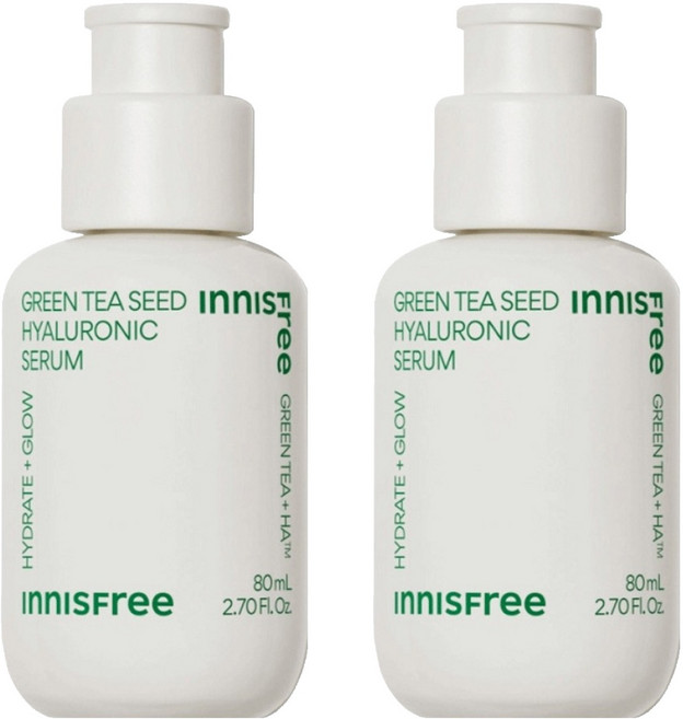 이니스프리 그린티 씨드 히알루론산 세럼, 80ml, 2개
