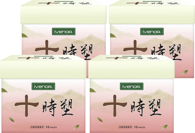 ivenor 十時塑 纖桃茶 冷熱沖泡皆可, 3g, 4盒