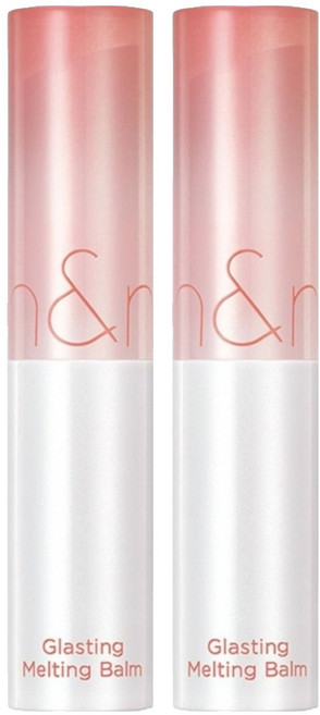 롬앤 글래스팅 멜팅 립밤, 06 카야 피그, 3.5g, 2개