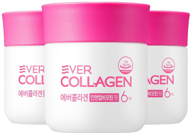 에버콜라겐 인앤업비오틴 핏, 84정, 3개