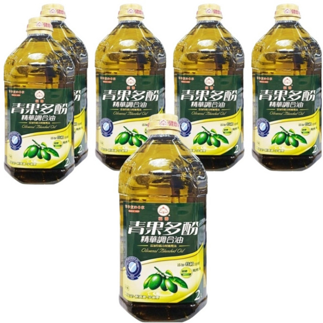 福壽實業 青果多酚精華調合油, 2L, 6瓶