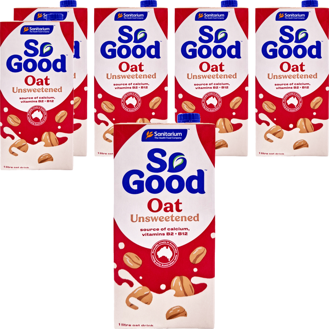 So Good 燕麥奶 無加糖, 1L, 6瓶