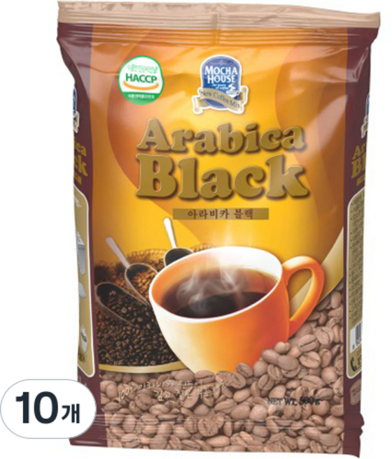 자판기용 아라비카 블랙 커피, 1개입, 10개, 500g
