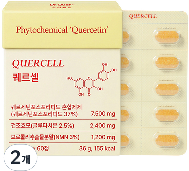 닥터퀘르 3세대 퀘르셀 36g, 2개, 60정