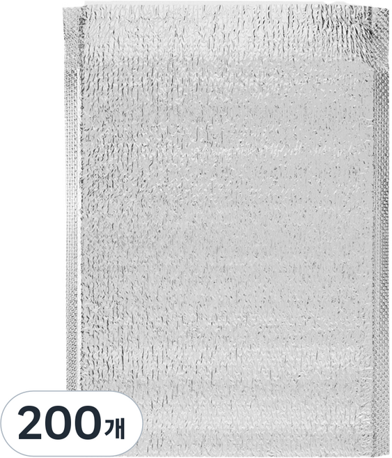 코멧 은박 보냉팩 25 x 30 cm, 실버, 200개