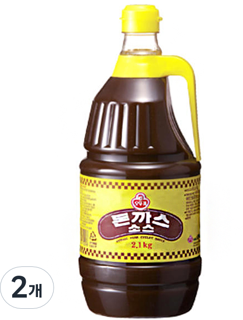 오뚜기 돈까스소스, 2.1kg, 2개