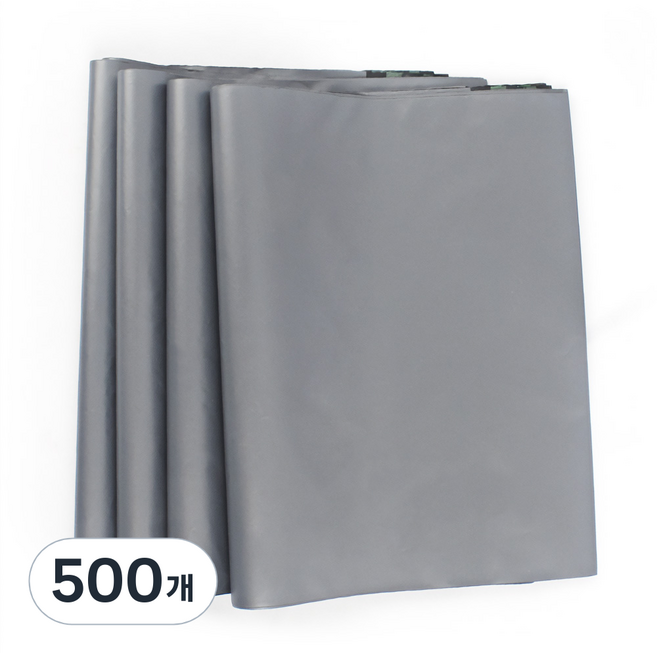 코멧 HD 이중지 택배봉투 은회색, 500개