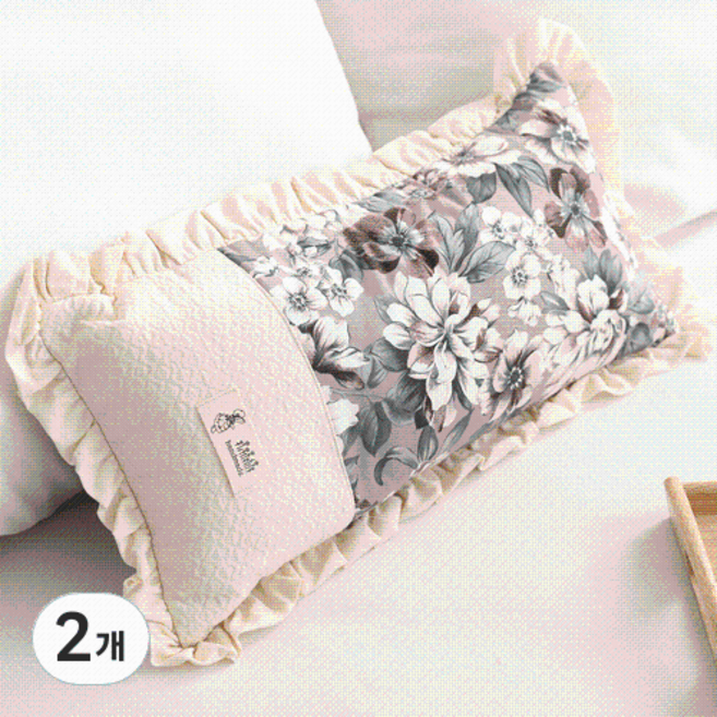 이투라이프 헤이즈 메밀 베개, 핑크, 2개